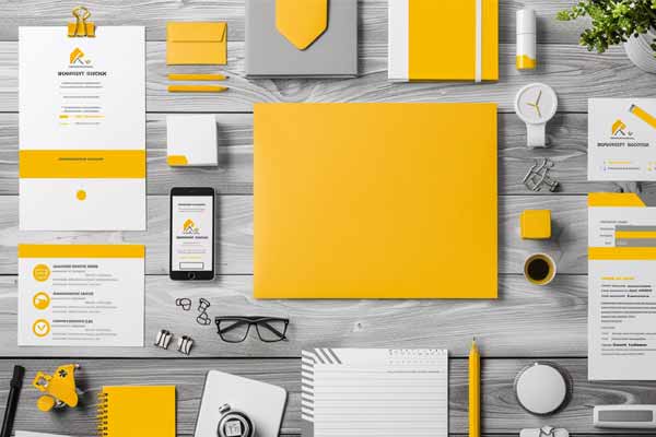 Corporate identity design, branding