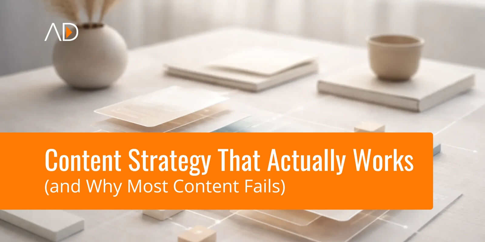 How to build a content strategy - a visual concept representing the content strategy